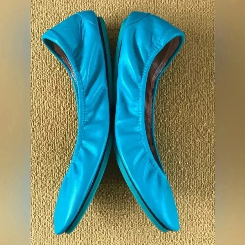 ⚡️FLASH SALE!!!⚡️Turquoise Tieks by Gavrieli Custom Foldable Ballet Flats - Picture 4 of 7